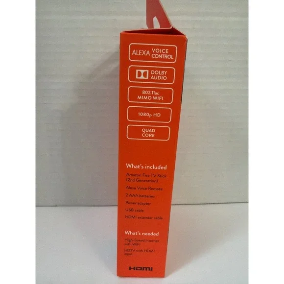 Amazon Fire TV Stick 2nd Gen with Alexa Voice Remote 1080p HD Streaming Media - Picture 4 of 6